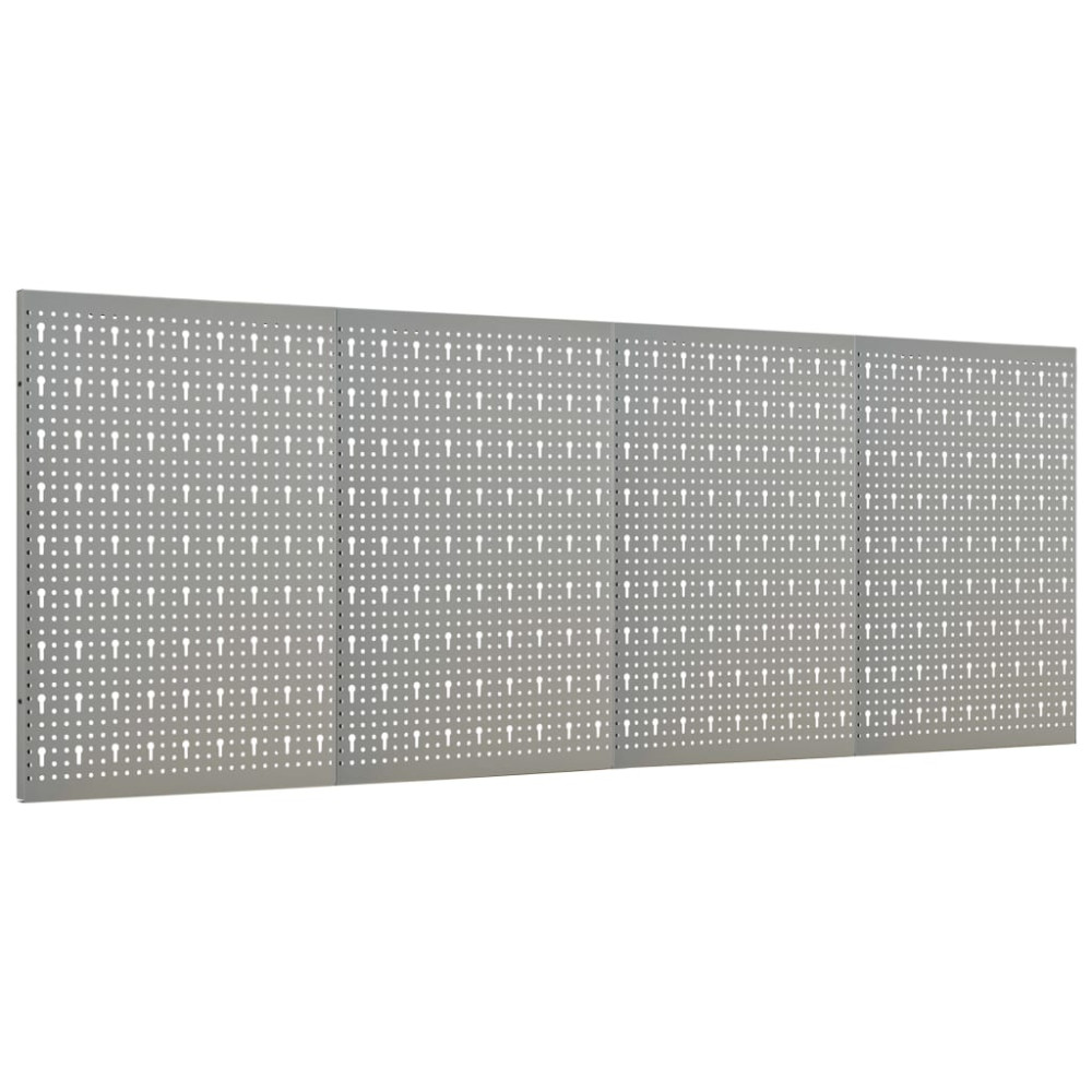 Produktbild för Väggmonterade verktygstavlor 4 st 40x58 cm stål