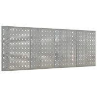 Produktbild för Väggmonterade verktygstavlor 4 st 40x58 cm stål