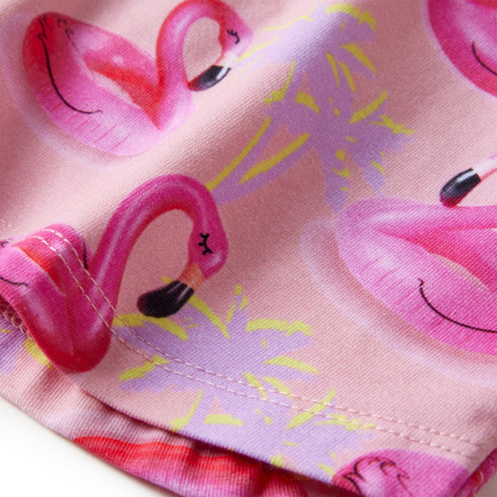 Produktbild för Shorts med snöre för barn ljusrosa 104