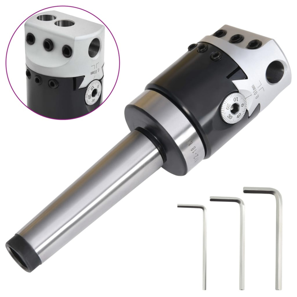 Produktbild för F1-12 Borrchuck 50 mm med MT3-M12 skaft för svarvfräsning