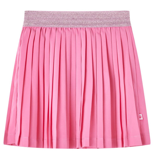 vidaXL Plisserad kjol för barn rosa 104
