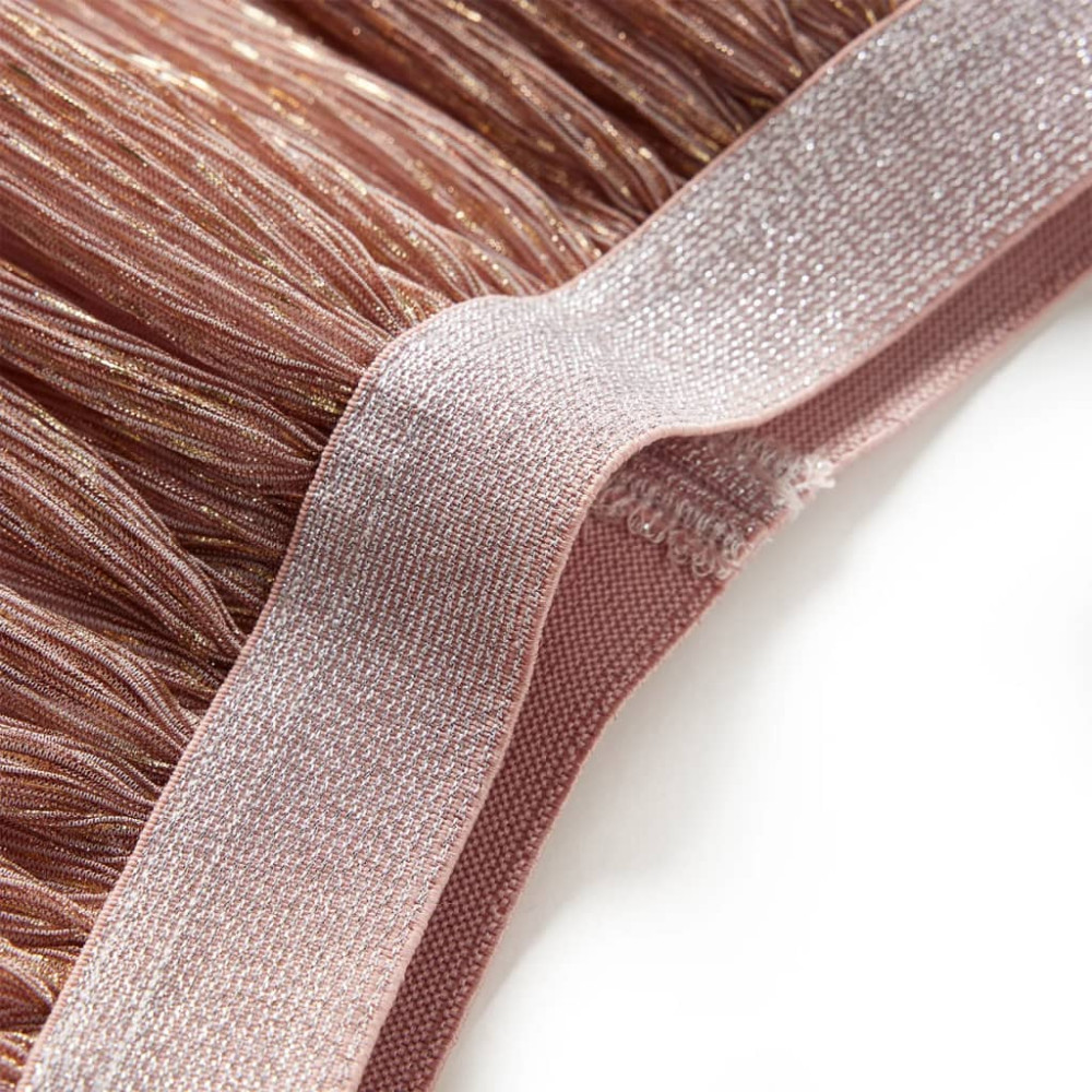 Produktbild för Kjol med glitter för barn ljusrosa 92