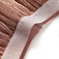 Produktbild för Kjol med glitter för barn ljusrosa 140