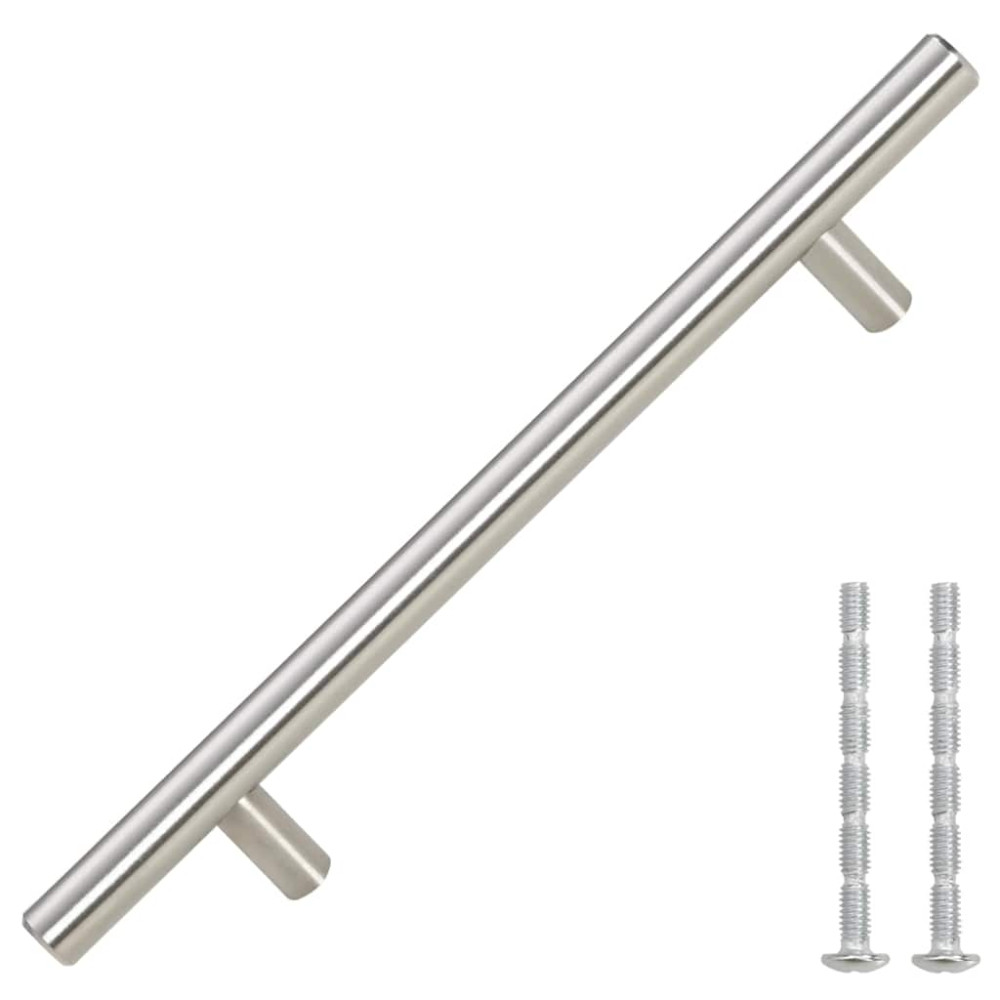 Produktbild för Skåphandtag 10 st silver 160 mm rostfritt stål