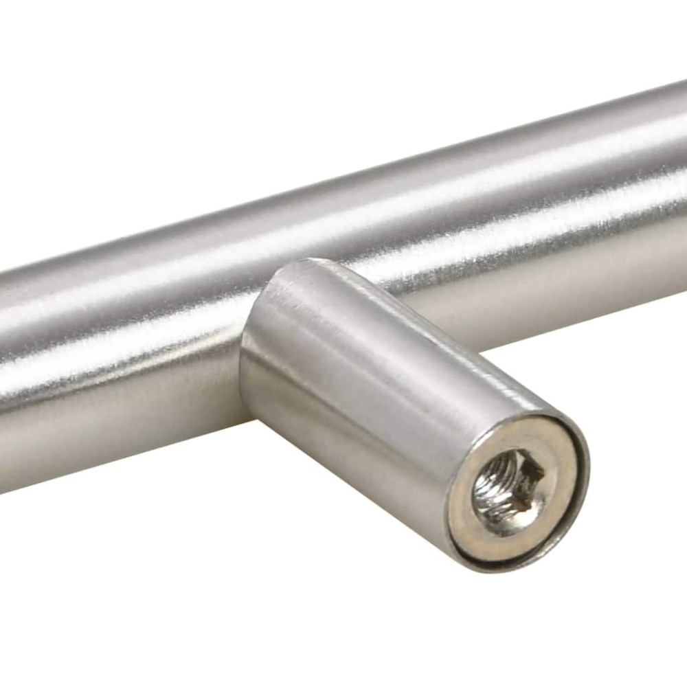 Produktbild för Skåphandtag 10 st silver 160 mm rostfritt stål