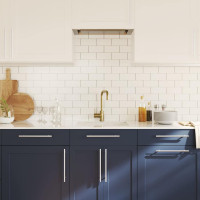 Produktbild för Skåphandtag 5 st silver 224 mm rostfritt stål