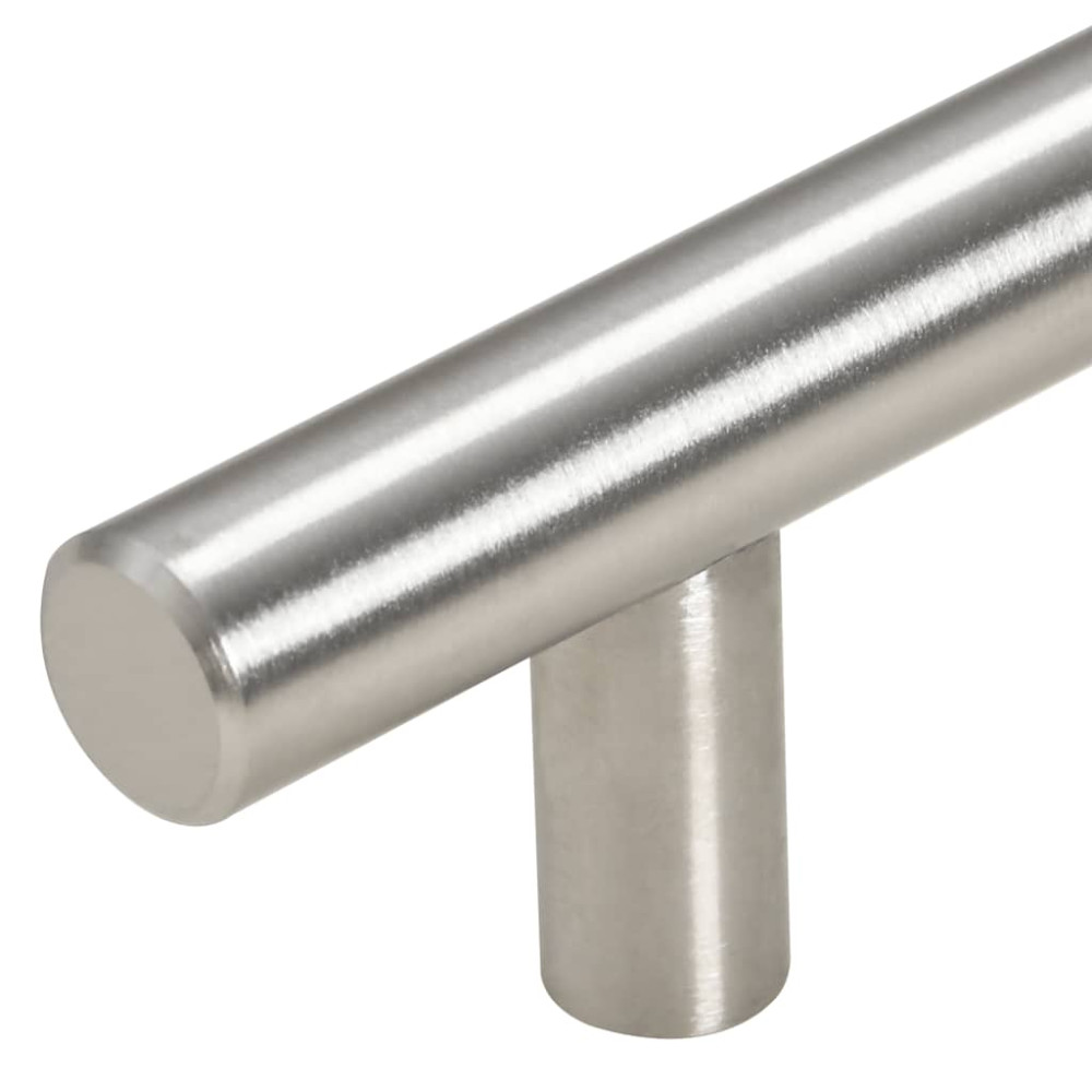 Produktbild för Skåphandtag 5 st silver 224 mm rostfritt stål