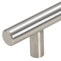 Produktbild för Skåphandtag 5 st silver 224 mm rostfritt stål