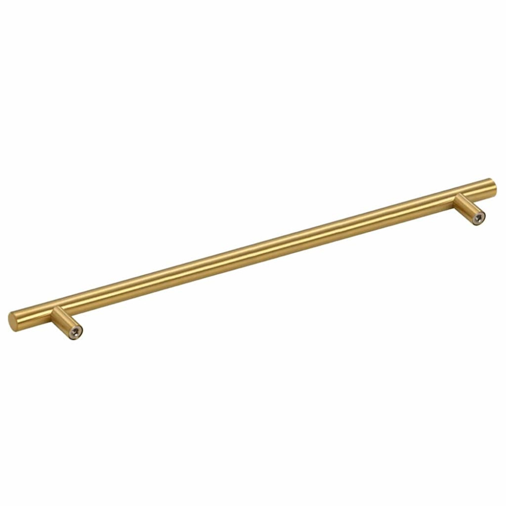 Produktbild för Skåphandtag 5 st guld 480 mm rostfritt stål