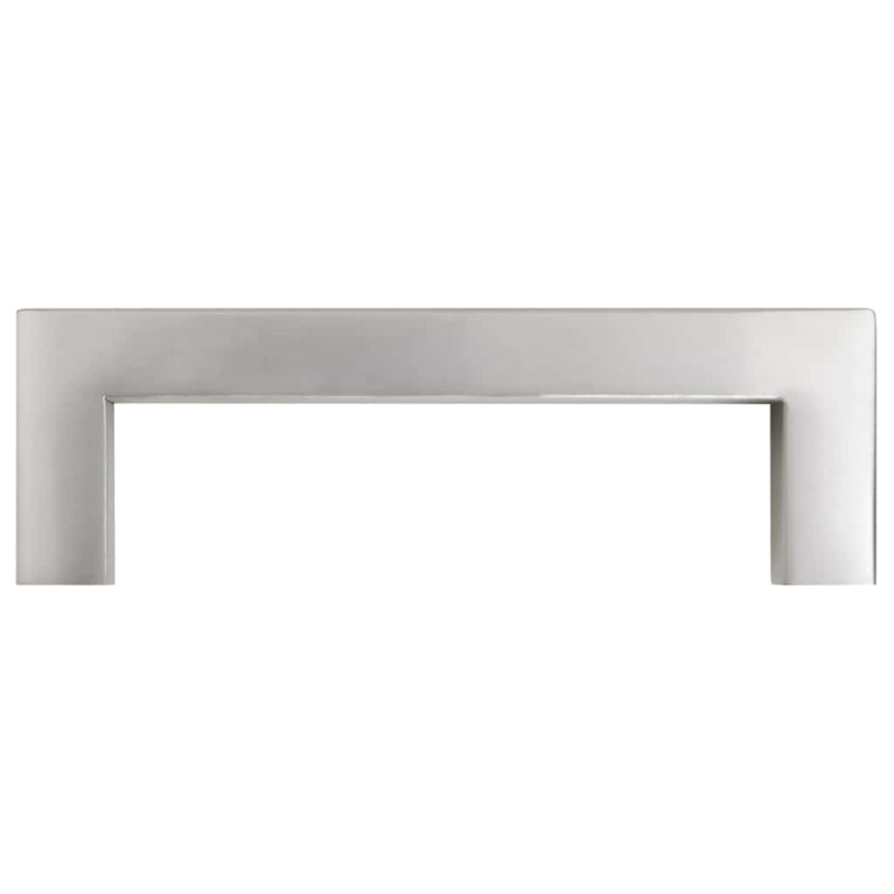 Produktbild för Skåphandtag 10 st silver 96 mm rostfritt stål