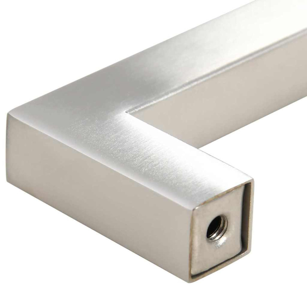 Produktbild för Skåphandtag 10 st silver 96 mm rostfritt stål