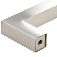 Produktbild för Skåphandtag 10 st silver 96 mm rostfritt stål