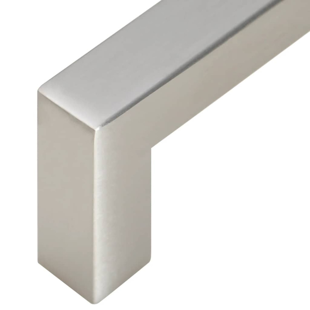 Produktbild för Skåphandtag 10 st silver 96 mm rostfritt stål