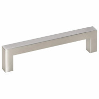 Produktbild för Skåphandtag 10 st silver 128 mm rostfritt stål