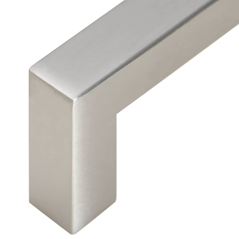 Produktbild för Skåphandtag 10 st silver 128 mm rostfritt stål