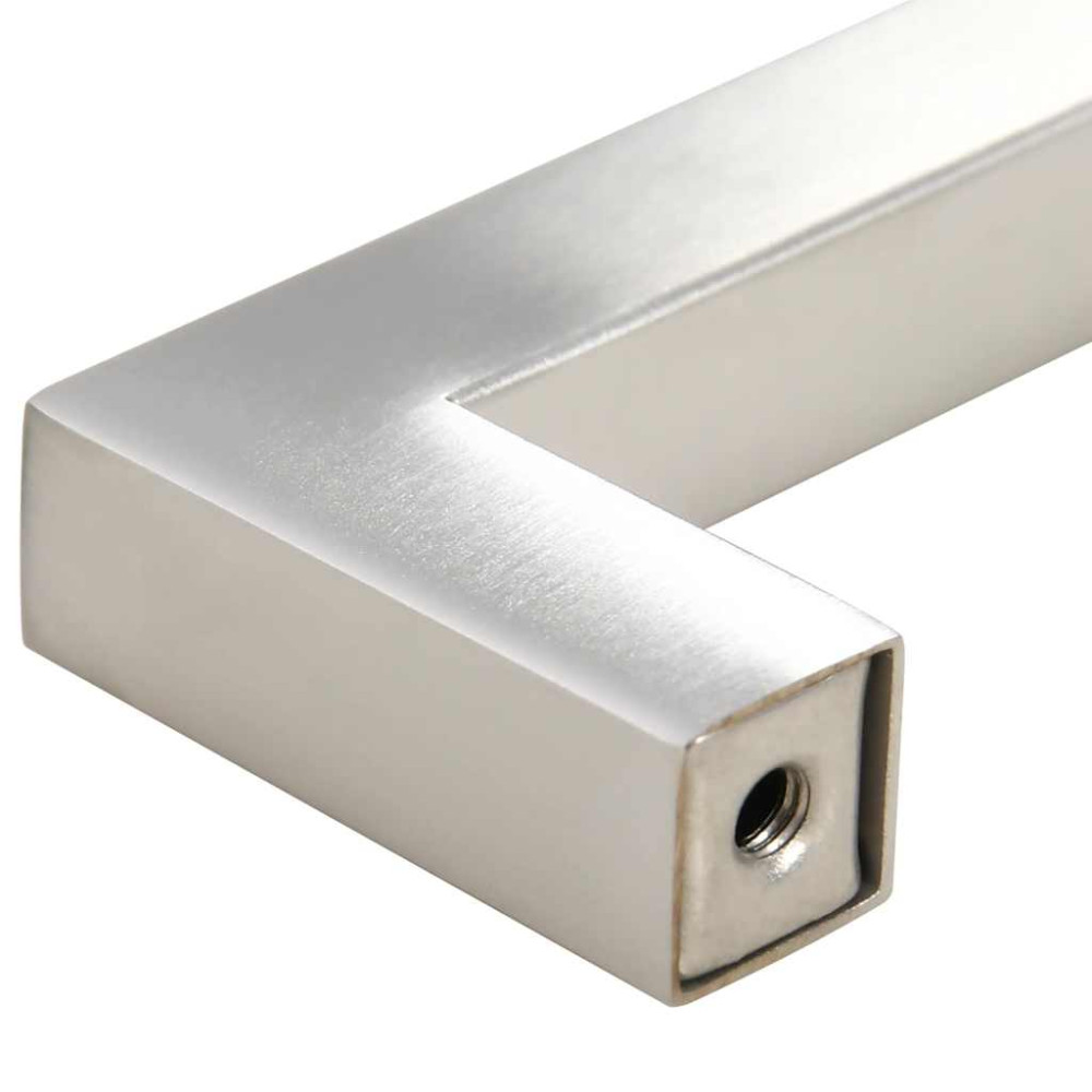 Produktbild för Skåphandtag 5 st silver 224 mm rostfritt stål