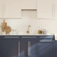 Produktbild för Skåphandtag 5 st silver 480 mm rostfritt stål