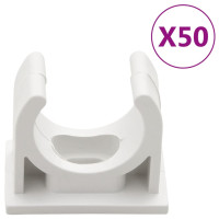 Produktbild för Kabelkanal med klämmor Ø20 mm 30 m PVC