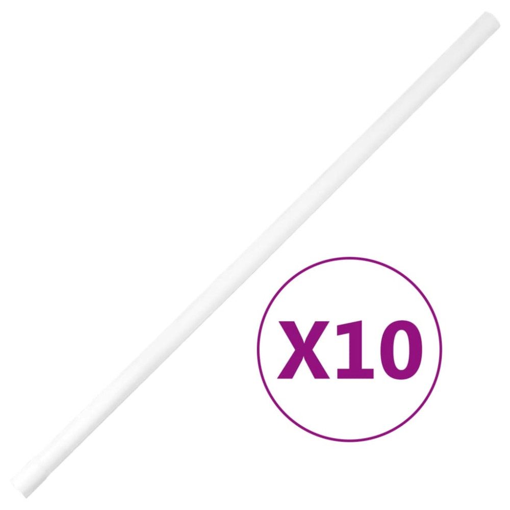 Produktbild för Kabelkanal med klämmor Ø25 mm 10 m PVC