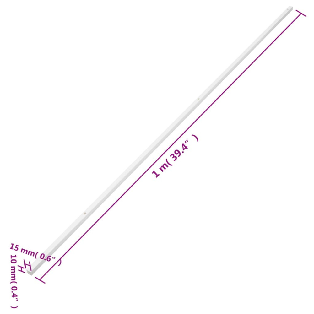 Produktbild för Kabelkanal 15x10 mm 10 m PVC