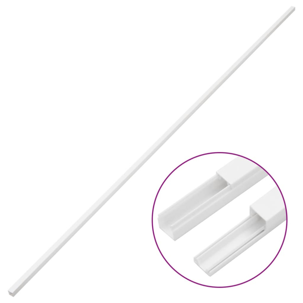Produktbild för Kabelkanal 10x10 mm 30 m PVC