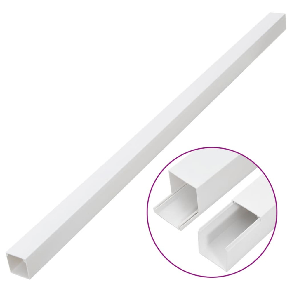 Produktbild för Kabelkanal 60x40 mm 30 m PVC