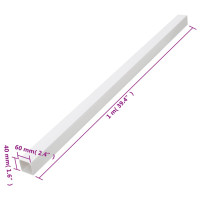 Produktbild för Kabelkanal 60x40 mm 30 m PVC