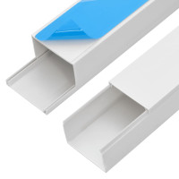 Produktbild för Kabelkanal självhäftande 100x60 mm 10 m PVC
