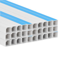 Produktbild för Kabelkanal självhäftande 15x10 mm 30 m PVC