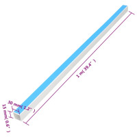 Produktbild för Kabelkanal självhäftande 30x15 mm 30 m PVC