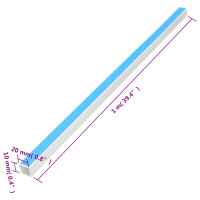 Produktbild för Kabelkanal självhäftande 20x10 mm 30 m PVC