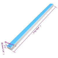 Produktbild för Kabelkanal självhäftande 60x40 mm 30 m PVC