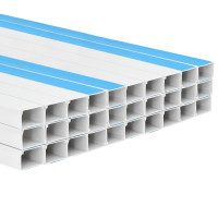 Produktbild för Kabelkanal självhäftande 50x25 mm 30 m PVC