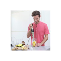 Produktbild för Braun Multiquick 9 MQ 9135XI - handmixer - premiumsvart/borstat rostfritt stål