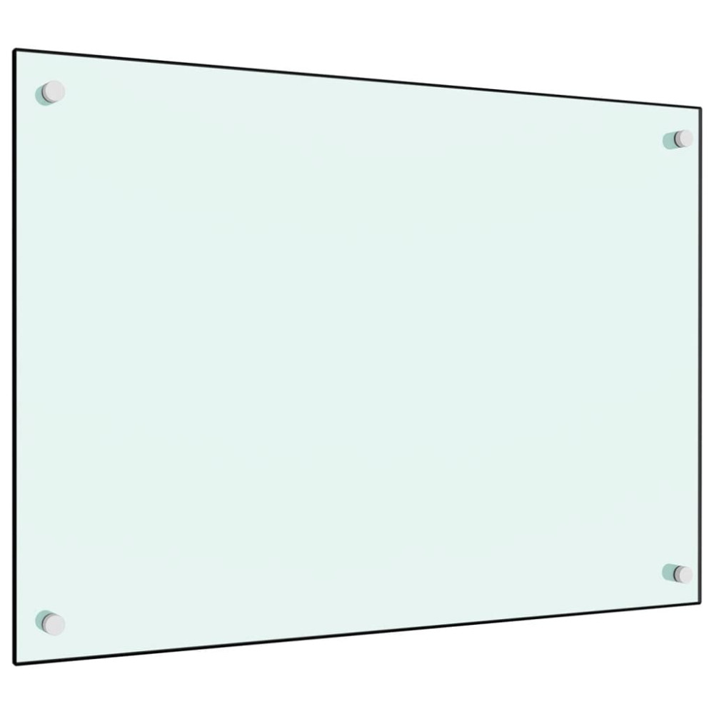 Produktbild för Stänkskydd mjölkfärgad 70x50 cm härdat glas