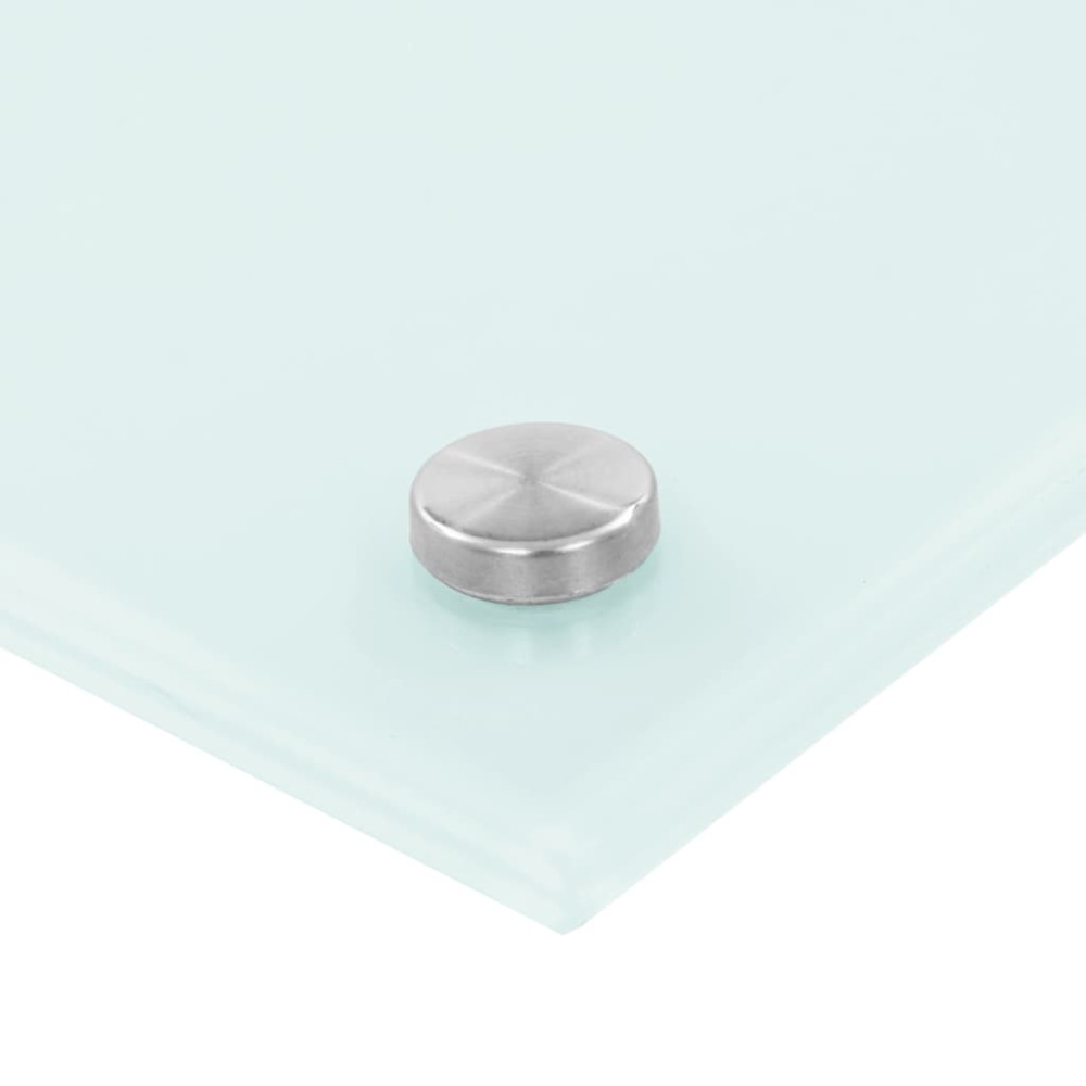 Produktbild för Stänkskydd mjölkfärgad 80x40 cm härdat glas