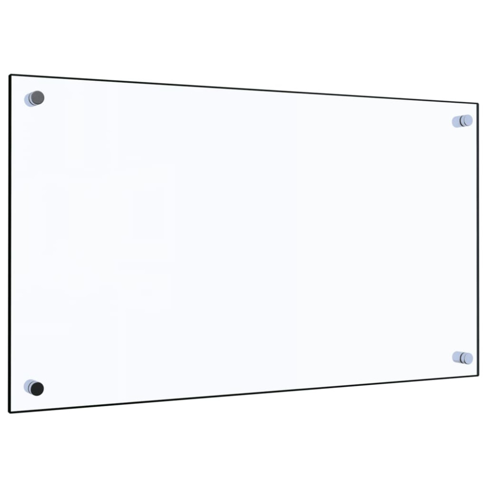 Produktbild för Stänkskydd transparent 70x40 cm härdat glas