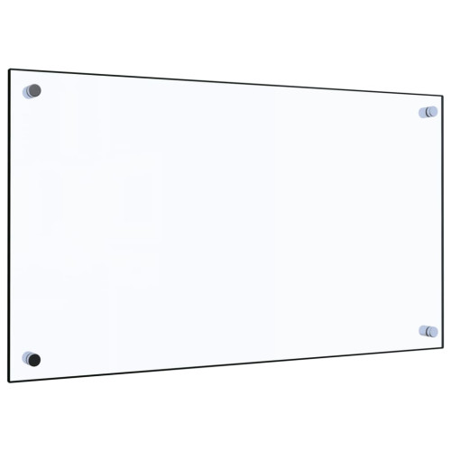 vidaXL Stänkskydd transparent 70x40 cm härdat glas