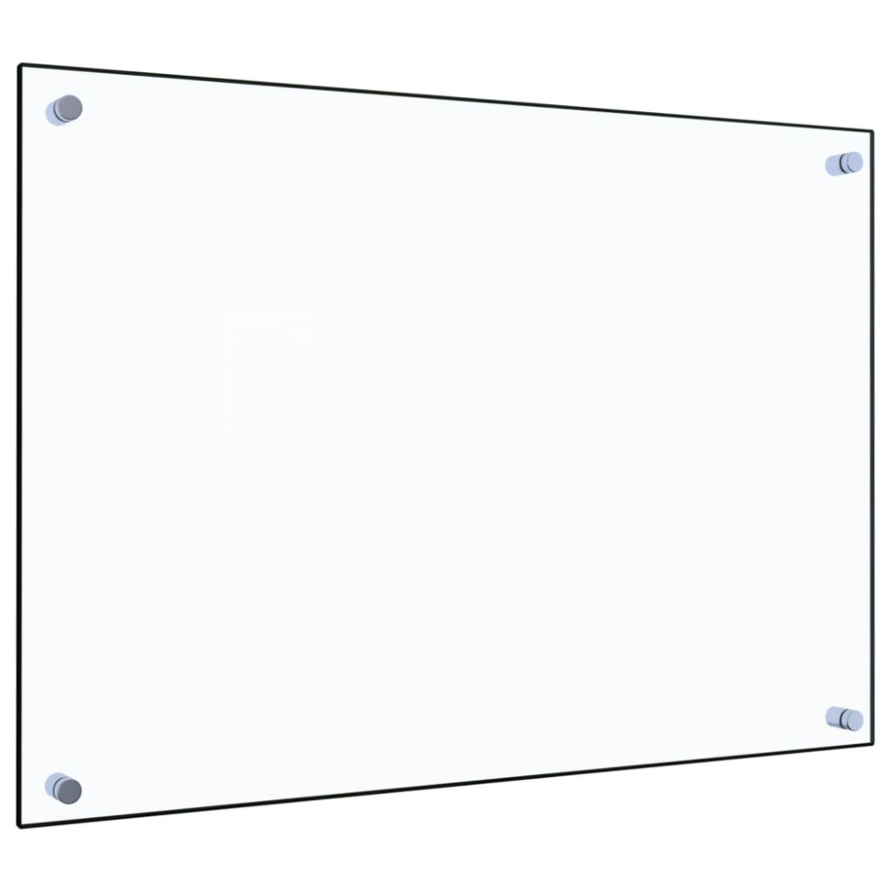 Produktbild för Stänkskydd transparent 70x50 cm härdat glas