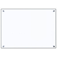 Produktbild för Stänkskydd transparent 70x50 cm härdat glas
