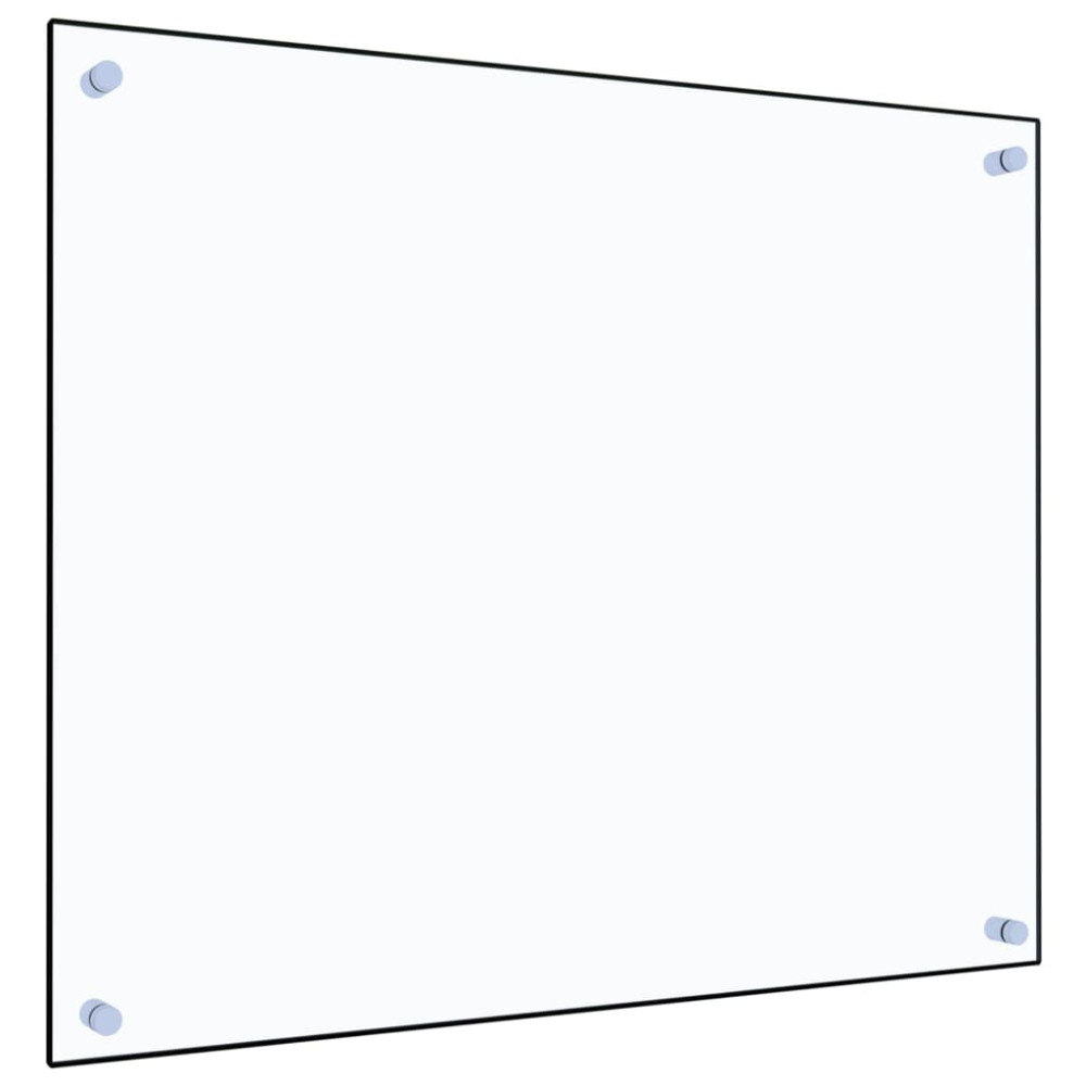 Produktbild för Stänkskydd transparent 70x60 cm härdat glas