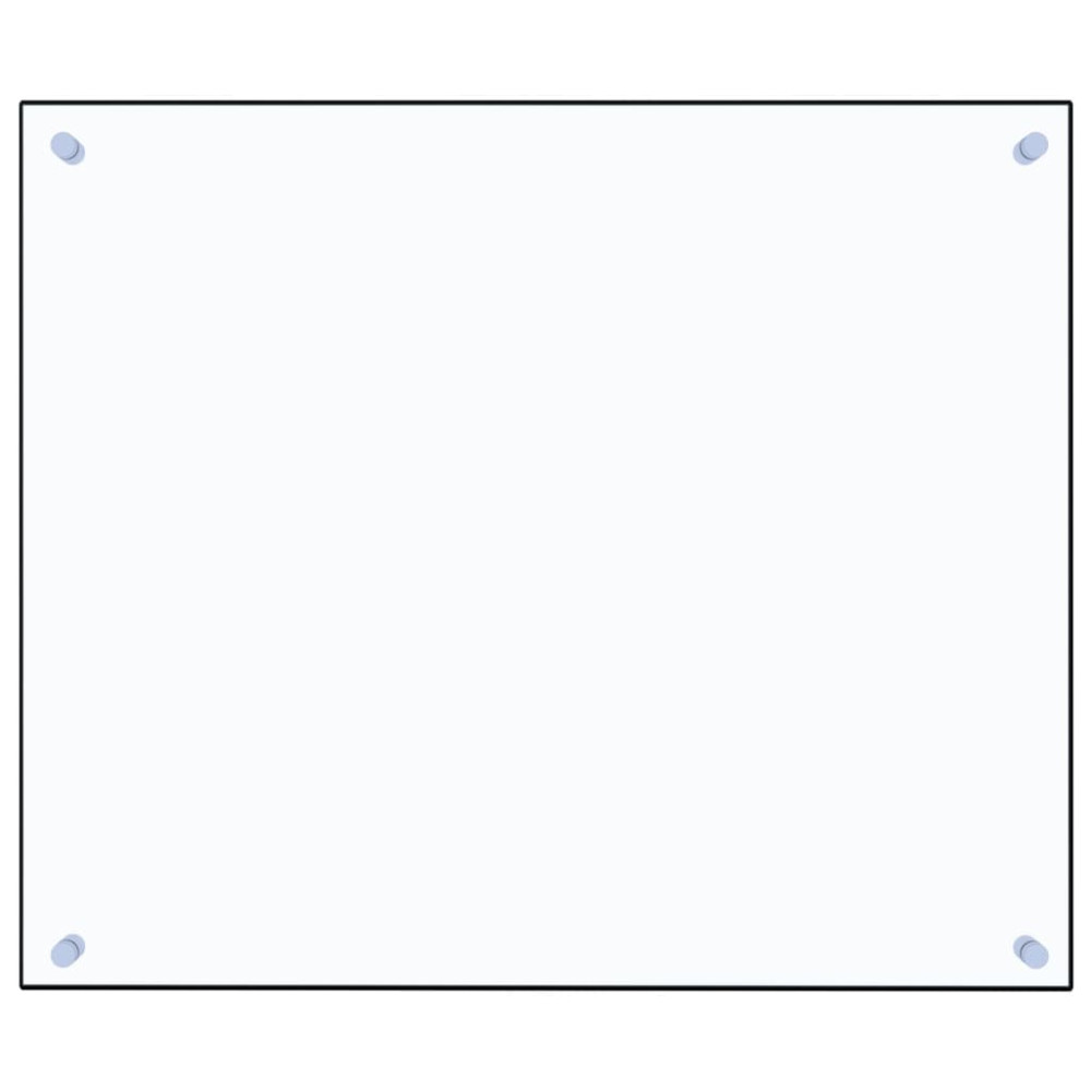 Produktbild för Stänkskydd transparent 70x60 cm härdat glas