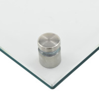 Produktbild för Stänkskydd transparent 80x40 cm härdat glas