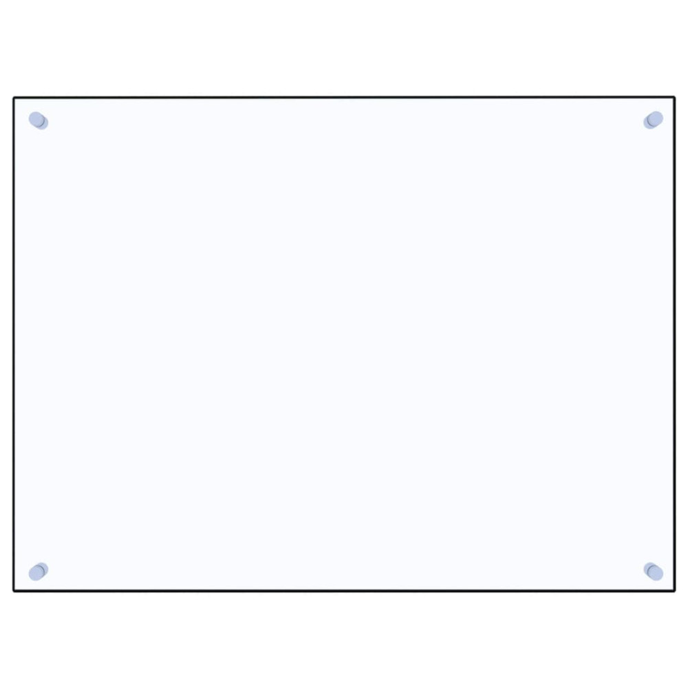 Produktbild för Stänkskydd transparent 80x60 cm härdat glas