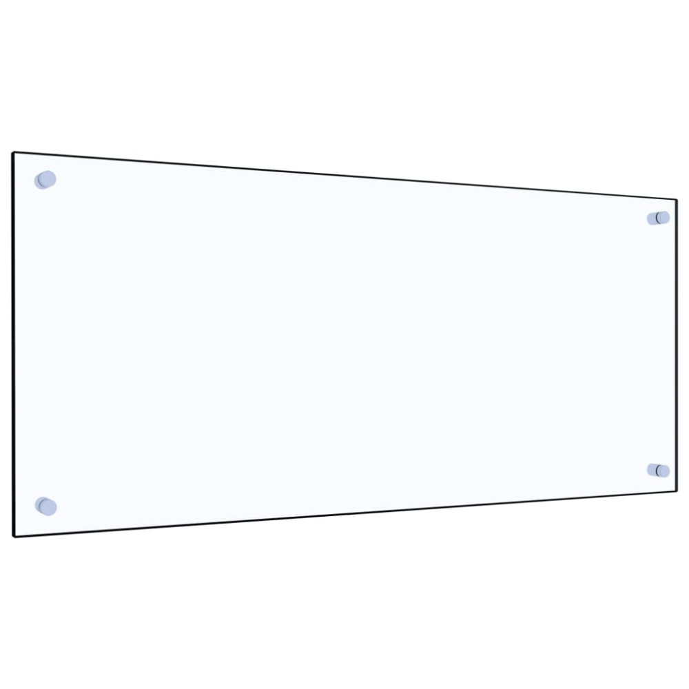 Produktbild för Stänkskydd transparent 90x40 cm härdat glas