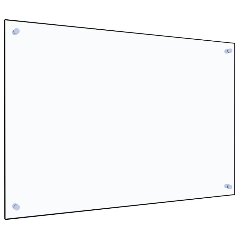 Produktbild för Stänkskydd transparent 90x60 cm härdat glas