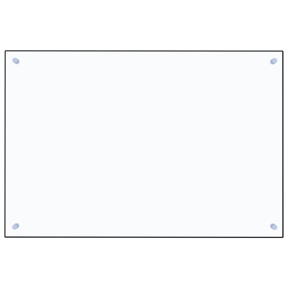 Produktbild för Stänkskydd transparent 90x60 cm härdat glas