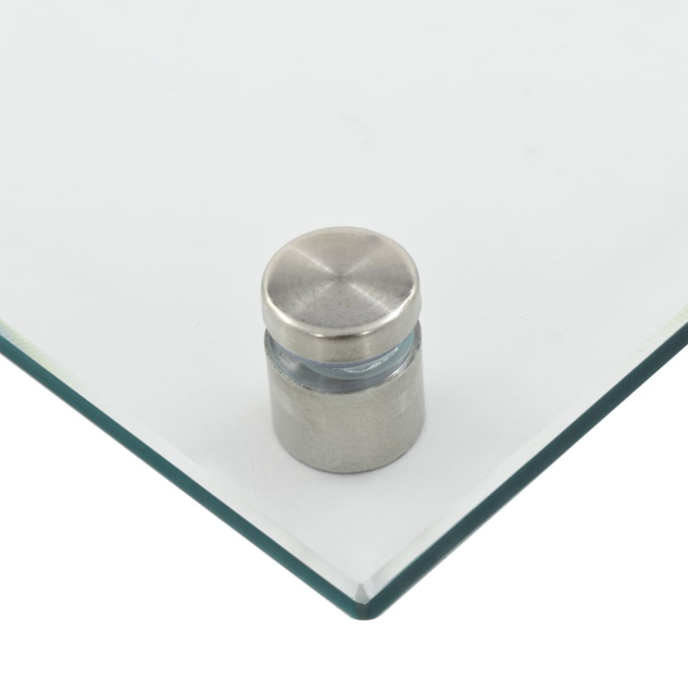 Produktbild för Stänkskydd transparent 100x50 cm härdat glas