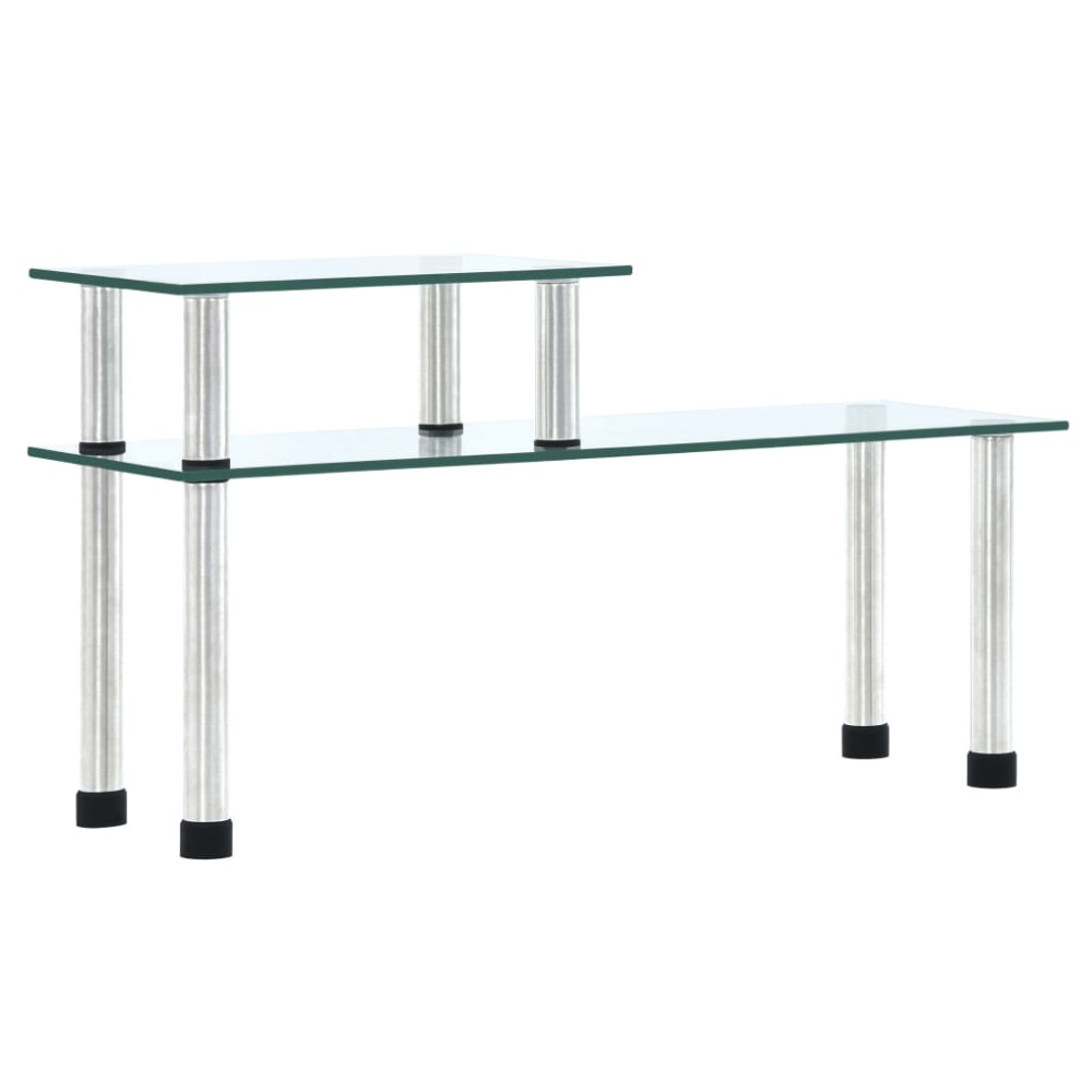 Produktbild för Kökshylla transparent 45x16x26 cm härdat glas