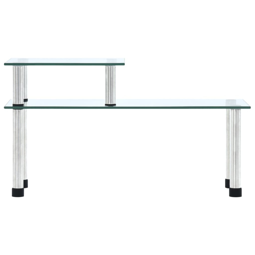 Produktbild för Kökshylla transparent 45x16x26 cm härdat glas